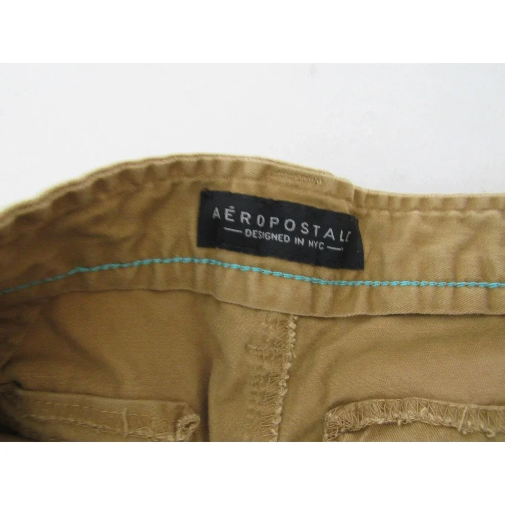 Aeropostale Sz 29 Khaki Tan Cargo Chino Shorts